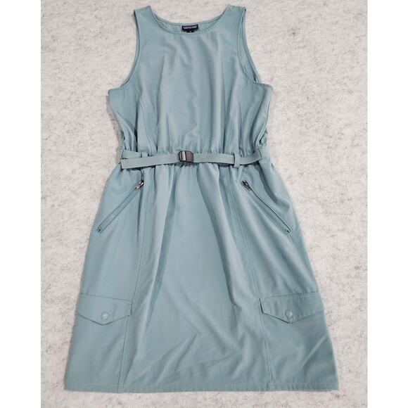Patagonia Dresses & Skirts - Patagonia® Fleetwith Belted Dress, Pockets, Water Repellant, Sz S